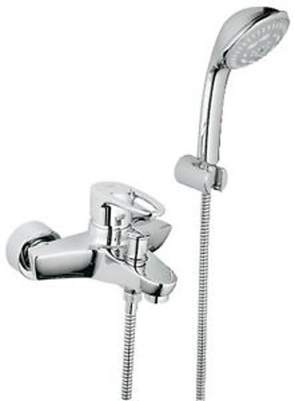 Immagine di Gruppo vasca Europlus 2 33547001 con doccia e flessibile Grohe