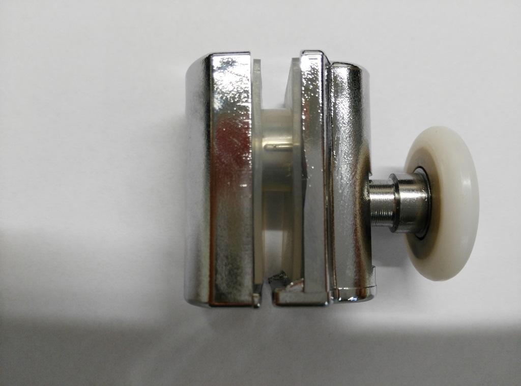 FACULX 8 Set Doccia Rulli Corridori Ruote Parte Di Ricambio Bagno Porta - Foto 3