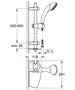 Immagine di Ricambio Asta doccia Movario 3 getti Grohe 28000000
