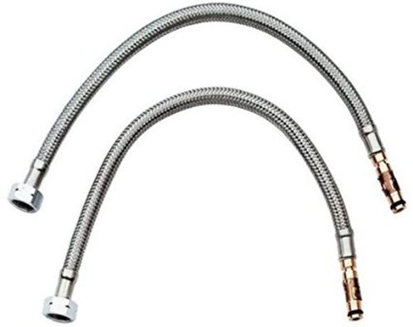 Immagine di Flessibile alimentazione 45484000 con clips (coppia) Grohe