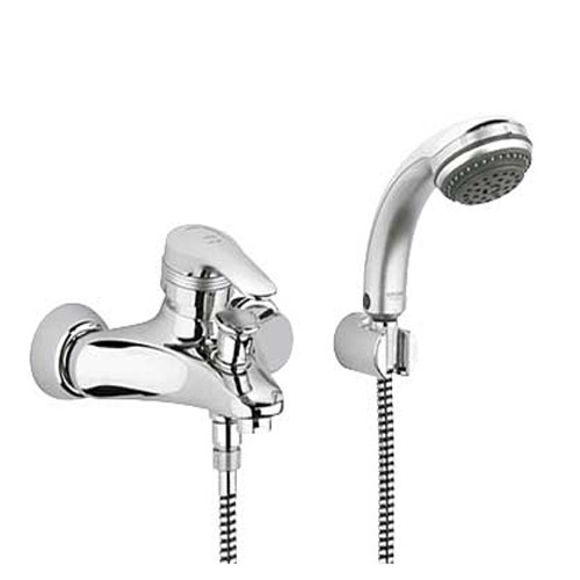 Immagine di GROHE EUROSOLID 33355000 gruppo vasca doccia CON KIT DOCCIA