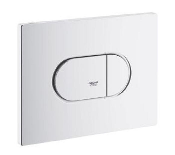 Immagine di Ricambio piastra arena cosmopolitan per cassette Dual Flush e Start & Stop 38858SH0 BIANCA Grohe