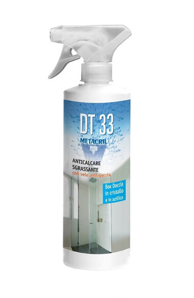 Immagine di DT33 - dertergente antigoccia protettivo con azione anticalcare 500ml Metacril