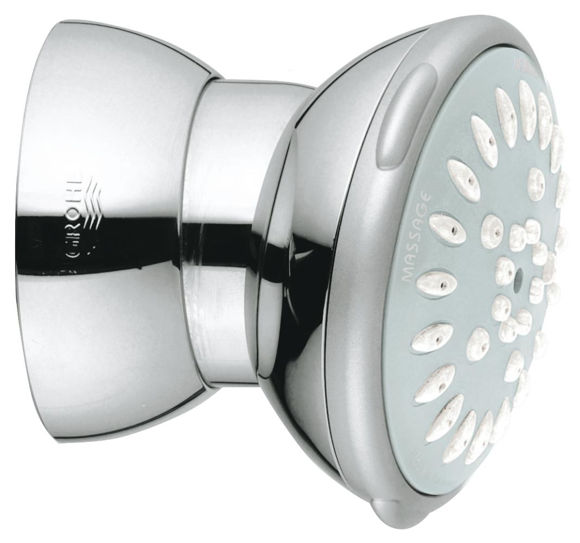 GROHE Soffione Doccia a 4 Tipologie di Getto Combinabili Power&Soul Cromo 27767000 