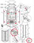 Immagine di Ricambio guarnizione verticale avantage con baffo Grandform GUARNPL110