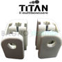 Immagine di Ricambio coppia supporti cabina doccia bianchi Titan CASKP2BT03