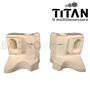 Immagine di Ricambio Coppia Supporti Cuscinetto Maniglia Sinistro/Destro Bianco Titan 30K28BT01