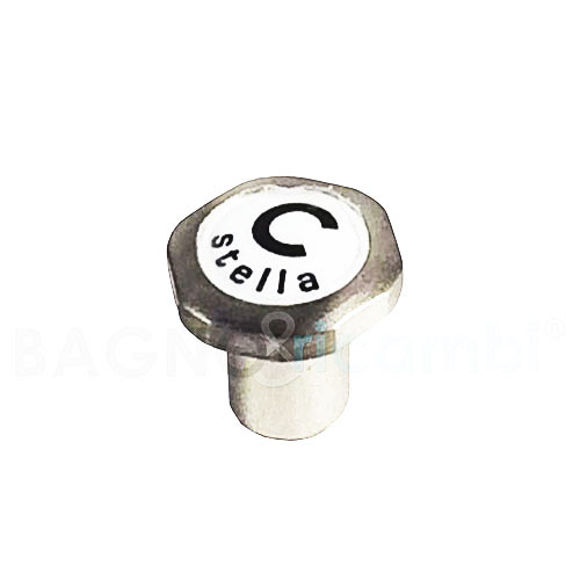 Immagine di Ricambio Portaplacchetta cromo Serie Roma Da 1/2" acqua calda Stella GR06-40CCR