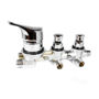 Picture of Miscelatore monocomando per bordo vasca e box doccia 5 vie Albatros 25350b