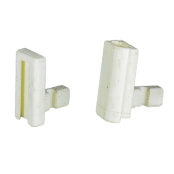 Immagine di Ricambio Coppia Supporto Cerniera box doccia grigio 014