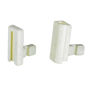 Immagine di Ricambio Coppia Supporto Cerniera box doccia grigio 014