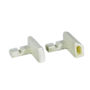 Immagine di Ricambio Coppia Supporto Cerniera box doccia grigio 014