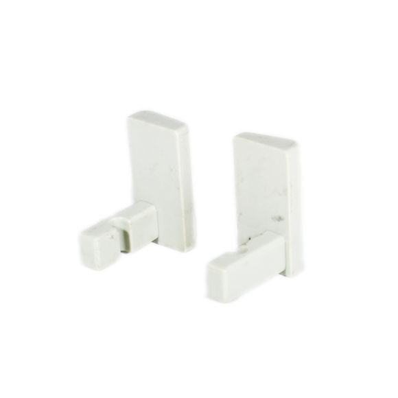 Immagine di Ricambio Coppia Supporto Cerniera box doccia bianco 015