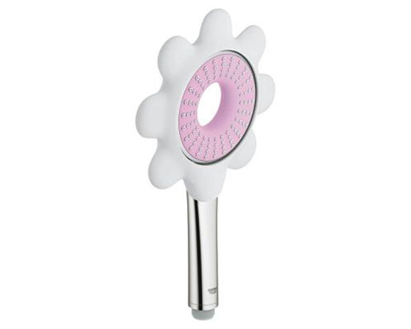 Immagine di Grohe Rainshower Icon 100 rosa manopola doccia