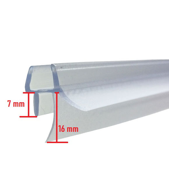 Immagine di Ricambio guarnizione 70CM con aletta rigida box doccia Disenia RCGNGC6F