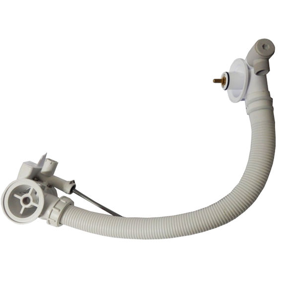 Immagine di Ricambio colonna scarico bianca con erogazione Blubleu COL5587889  77.5cm	