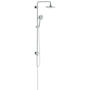 Immagine di Colonna doccia esterna serie Rainshower in ottone finitura cromo con deviatore 27430000