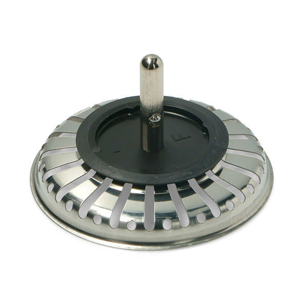 KZQ Cestello filtro per lavello da cucina da 80 mm - Tappo universale in acciaio inox a
