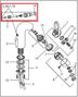 Immagine di Ricambio innesto dentale per miscelatore Hansgrohe 94084000