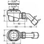 Immagine di Ricambio piletta sifone Viega Domoplex per box doccia TEUCO 81000900 (NUOVA TIPOLOGIA COMPATIBILE)