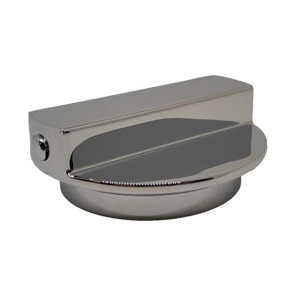 Immagine di Ricambio maniglia cromo per deviatore - miscelatore - vitone per colonna aquasilver Grandform MANAQUASILVER