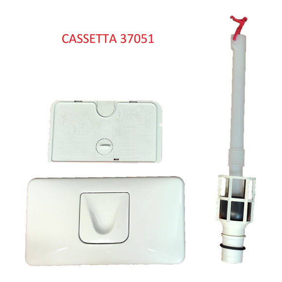 Immagine di Ricambio kit trasformazione da cassetta 37051 meccanica a 37594 pneumatica Grohe TRASFCASS