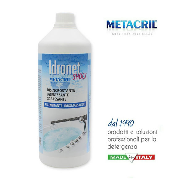 Immagine di IDRONET SHOCK rigenerante per IDROMASSAGGIO 1LT Metacril 009 01001