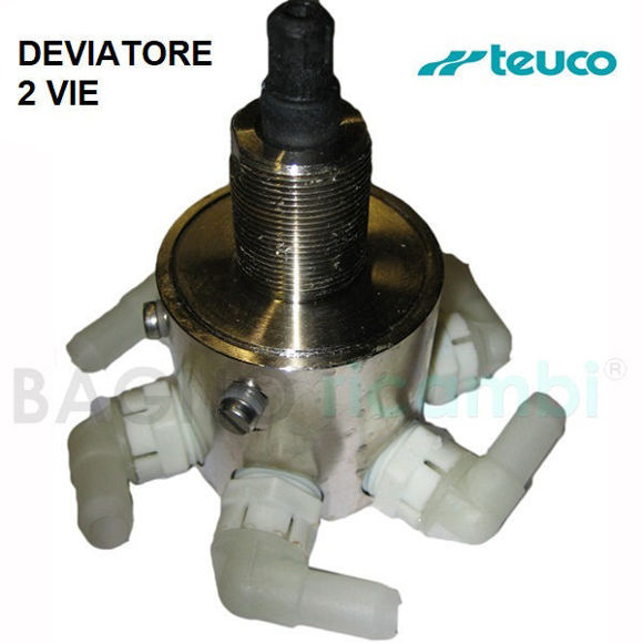 Picture of Ricambio corpo deviatore 2 vie con raccordo 1/2" Teuco 81068205