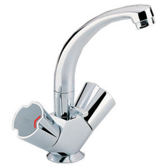 Immagine di Rubinetto GROHE ADRIA 1 foro bocca alta 21378