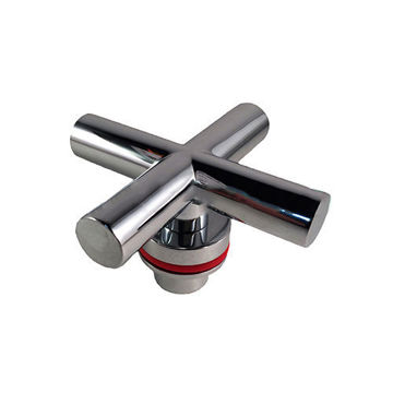 Ricambio Leva Lavabo Zazzeri Soqquadro - Maniglia Con Vite Per Bidet 29R0-LE02-A00-CRCR - Foto 10