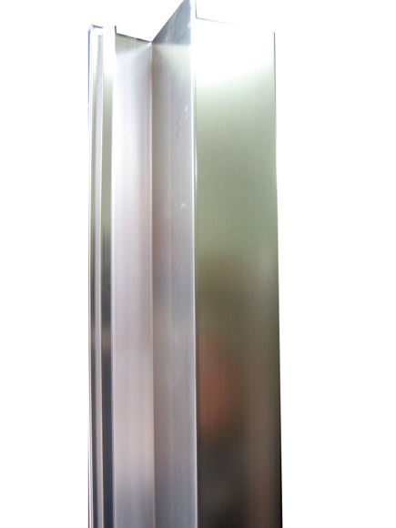 Immagine di Profilo di giunzione ad angolo tecnoglass h. 195 cm Cesana 610cc064109