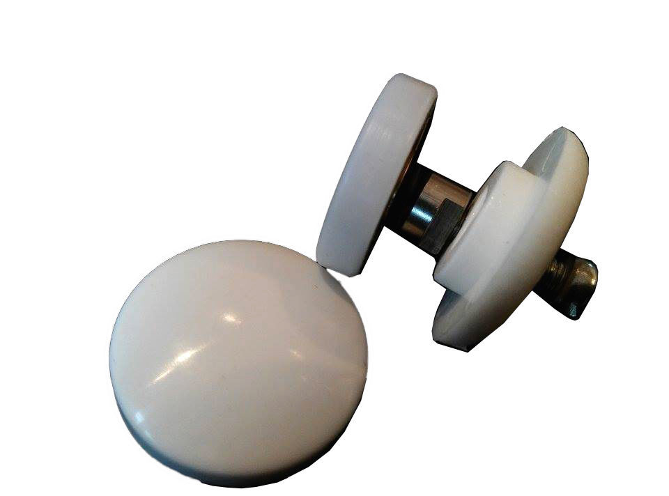 kwmobile Ruote di Ricambio Aspirapolvere - Ruota Anteriore Compatibile con Roborock - Rotella Sostitutiva Ricambi Robot Disco Pulente Aspira-polveri