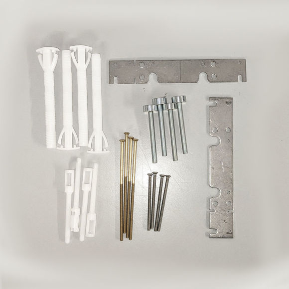 Immagine di Ricambio kit fissaggio per piastre di vetro Grohe 490285045