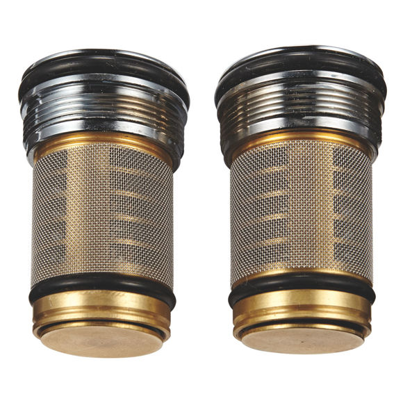 Picture of Ricambio coppia filtri cromo con valvola di non ritorno per termostatici 3/4" Grohe 1411500M