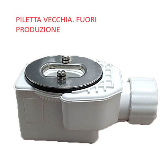 Immagine di Ricambio piletta sifone Viega Domoplex per box doccia TEUCO 81000900 (NUOVA TIPOLOGIA COMPATIBILE)