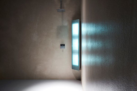 Immagine di Lampada abbronzante e infrarossi naturale Solarium Grigio Sunshower Combi 80032