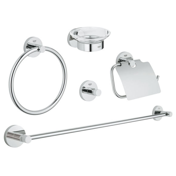 Picture of Set accessori bagno 5 in 1 Essentials Grohe 40344001