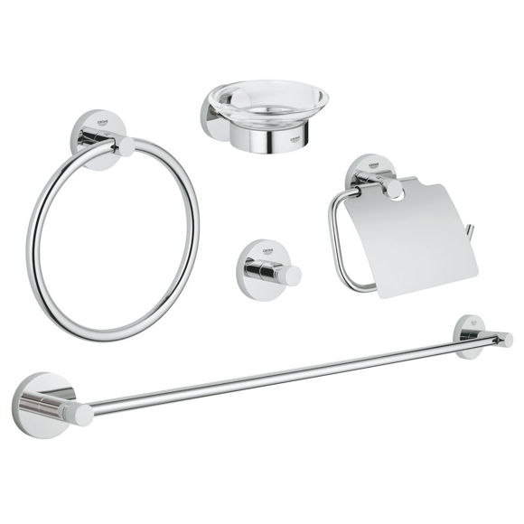 Immagine di Set accessori bagno 5 in 1 Essentials Grohe 40344001