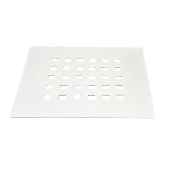 Immagine di Ricambio copri piletta bianco rettangolare per box doccia Grandform ACC-TOL11-B