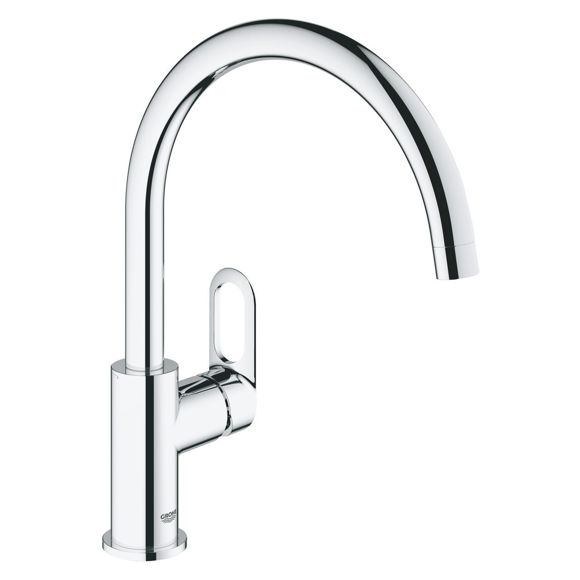 Immagine di Miscelatore monocomando per lavello cromo BauLoop Grohe 31368000