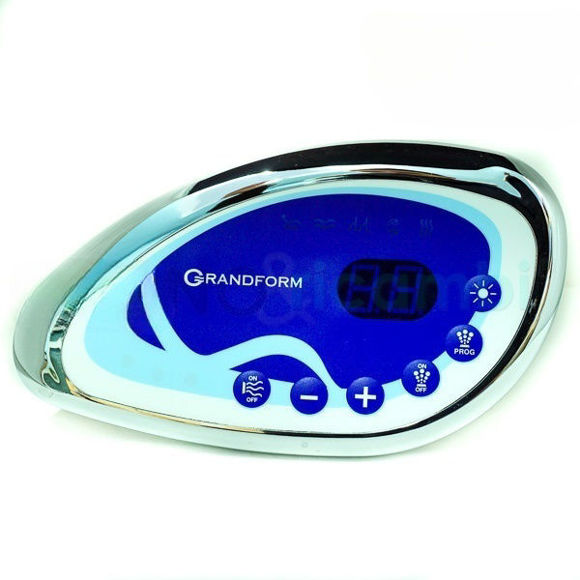 Immagine di Ricambio tastiera 6 tasti per vasche Grandform cromo TASTCRGR