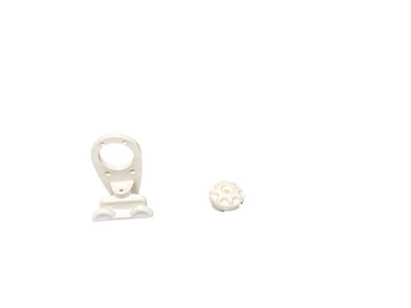Immagine di Ricambio pattino inferiore per cabina doccia bianco Titan CAA3S3BT04