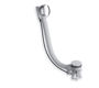 Immagine di Colonna scarico cromo vasche idro con drenaggio Teuco 81000130020 67.5cm