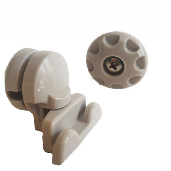 Immagine di Ricambio pattino inferiore grigio per cabina curva Titan CADAS7GR05