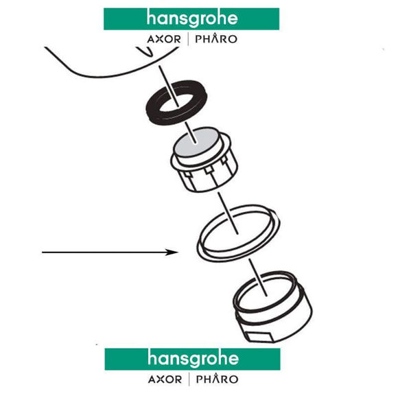 Immagine di Ricambio copertura per miscelatore Axor Hansgrohe 97776000