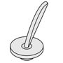 Immagine di Ricambio leva per miscelatore Axor Stark Hansgrohe 10091000