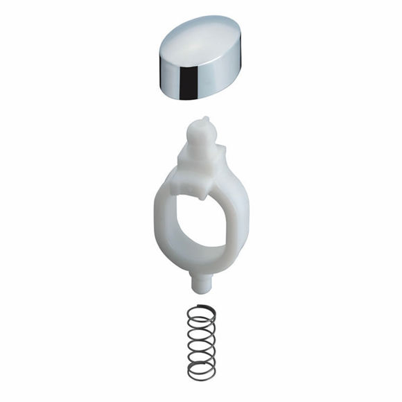 Immagine di Ricambio pulsante cromato per miscelatore Ecostat Hansgrohe 97408000