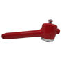 Immagine di Ricambio doccetta idromassaggio rosso 3 funzioni con supporto e flessibile Italform DOCITAL 22313603