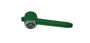 Immagine di Ricambio doccetta idromassaggio verde 3 funzioni con supporto a muro Italform DOCITAL 22313604