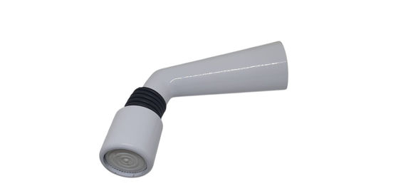 Immagine di Kit Braccio Doccia Con Soffione bianco generico 22313502